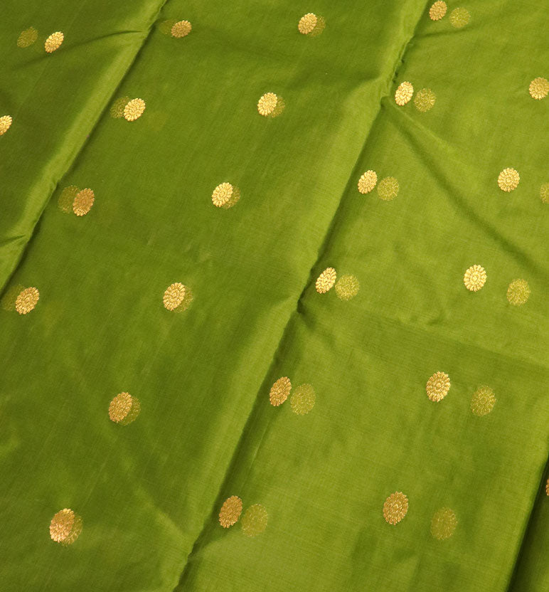 Handwoven Chanderi Silk & Silk Saree
