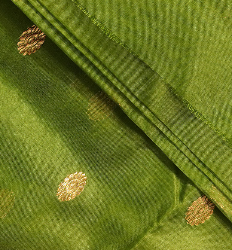 Handwoven Chanderi Silk & Silk Saree