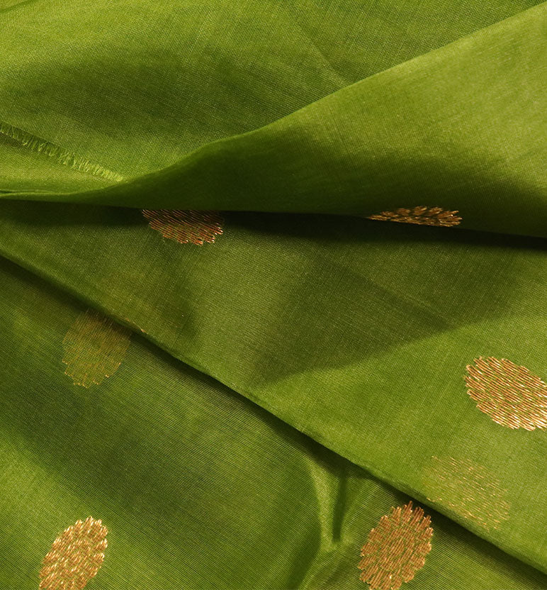 Handwoven Chanderi Silk & Silk Saree