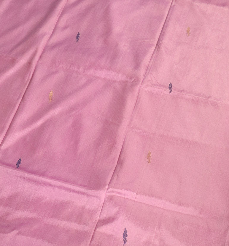 Traditional Handloom Maheshwari Silk-Blend Saree