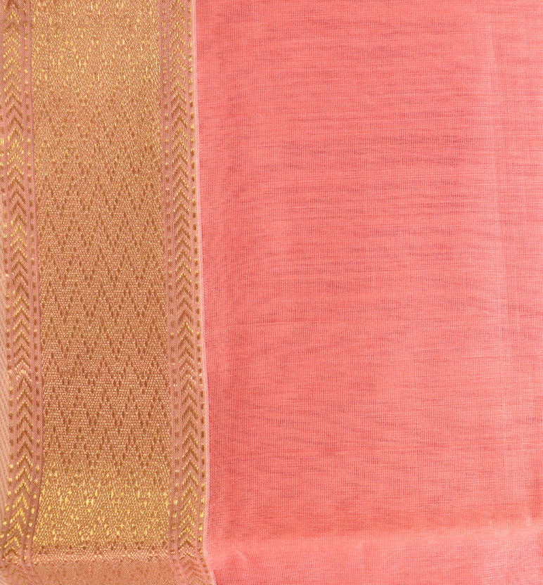 Traditional Handloom Maheshwari Silk-Blend Saree