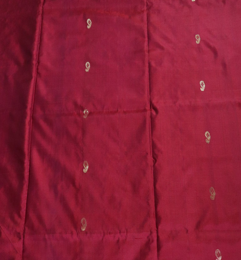 Traditional Handloom Maheshwari Silk-Blend Saree