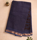 Bagh Print Maheshwari Cotton-Silk Saree – Hand Block Printed