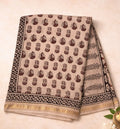 Bagh Print Maheshwari Cotton-Silk Saree – Hand Block Printed