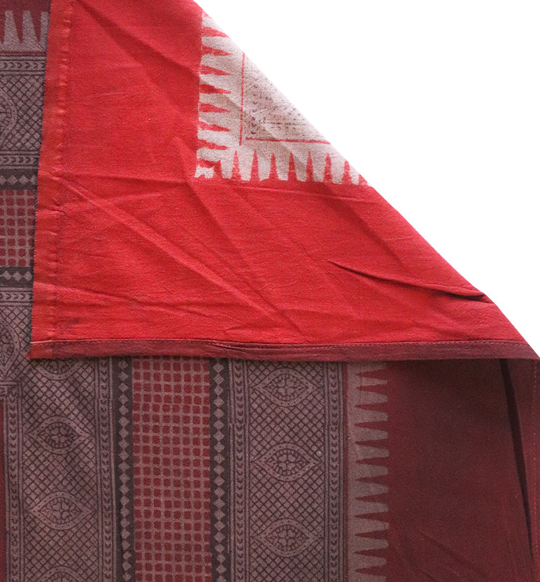 Hand Block Printed Bagh Cotton Double Bed Sheet