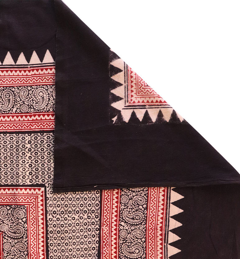 Hand Block Printed Bagh Cotton Double Bed Sheet