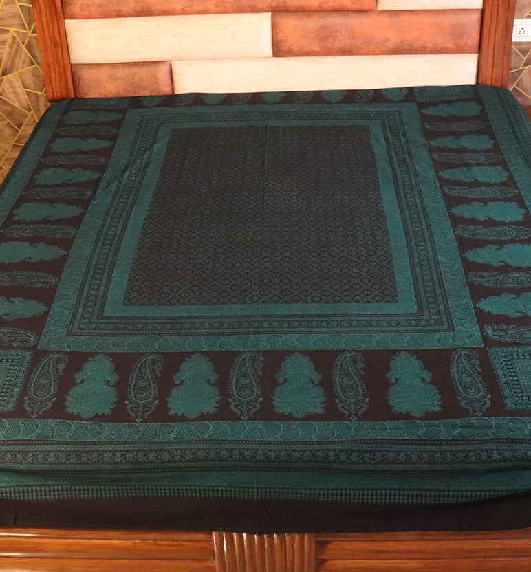 Hand Block Printed Bagh Cotton Double Bed Sheet