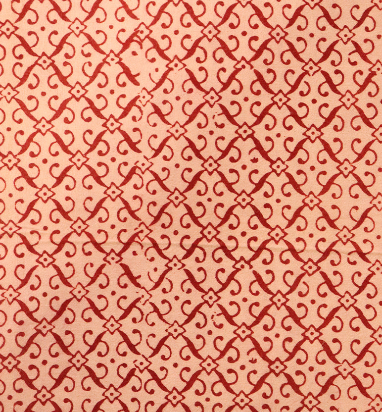 Hand Block Printed Bagh Cotton Single Bed Sheet