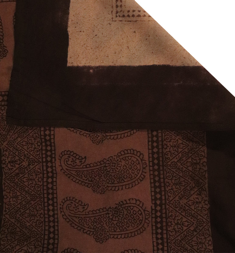 Hand Block Printed Bagh Cotton Single Bed Sheet