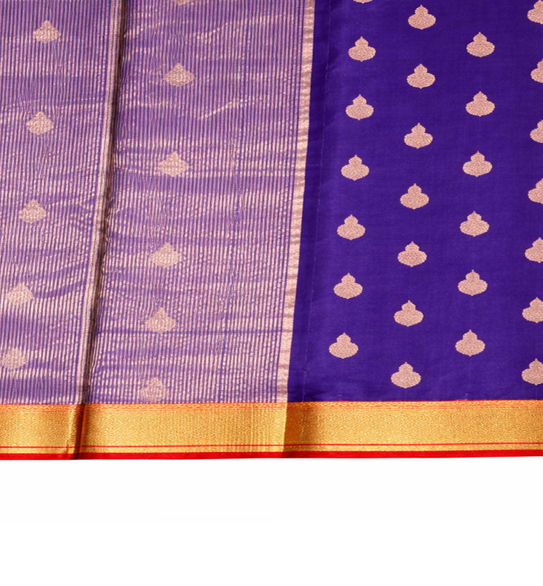 Handwoven Chanderi Silk & Cotton Saree