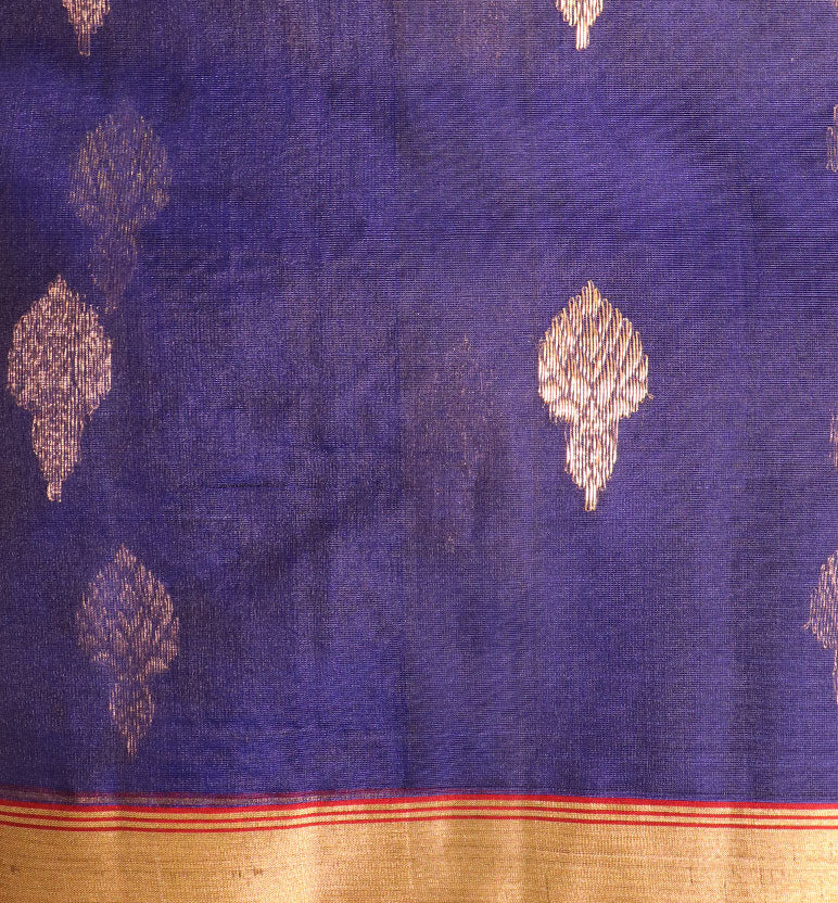 Handwoven Chanderi Silk & Cotton Saree