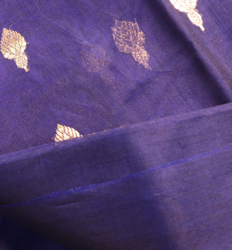 Handwoven Chanderi Silk & Cotton Saree