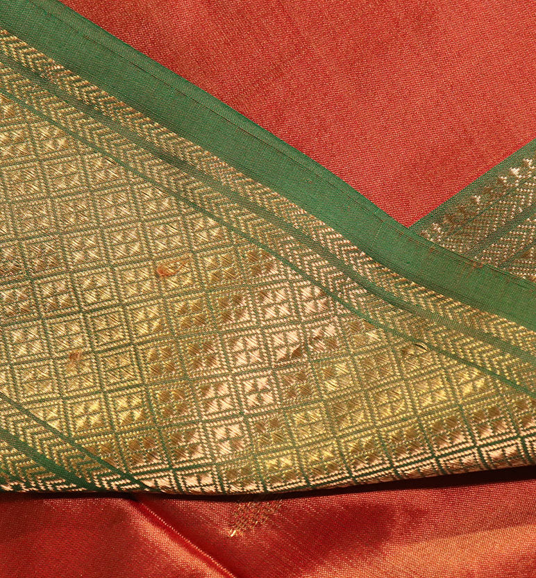 Traditional Handloom Maheshwari Silk-Blend Saree