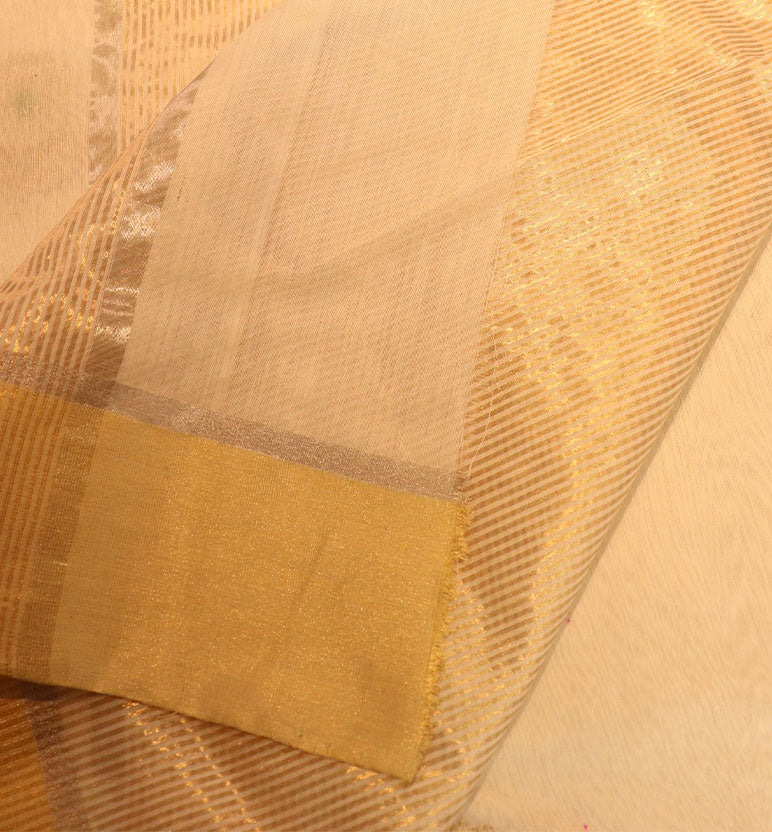 Handloom Chanderi Silk Cotton Saree