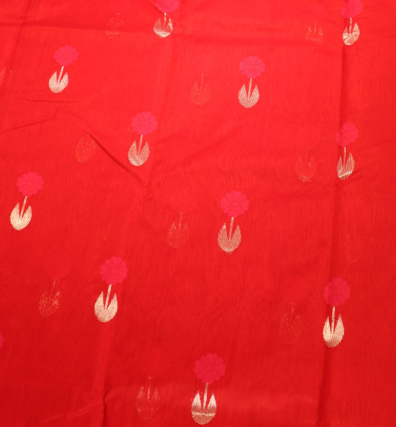 Handloom Chanderi Silk Cotton Saree