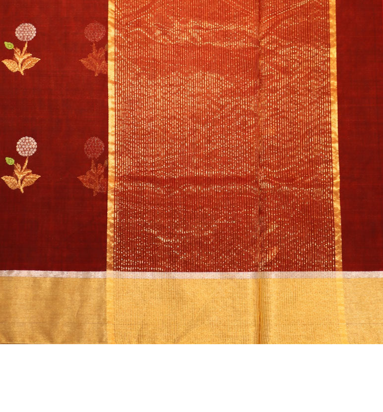 Handloom Chanderi Silk Cotton Saree