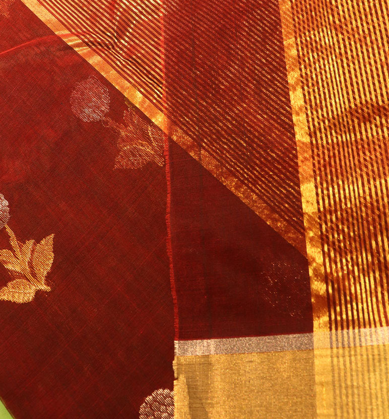 Handloom Chanderi Silk Cotton Saree