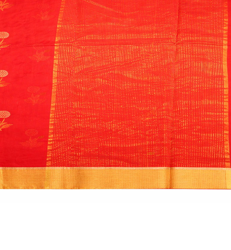 Handloom Chanderi Silk Cotton Saree