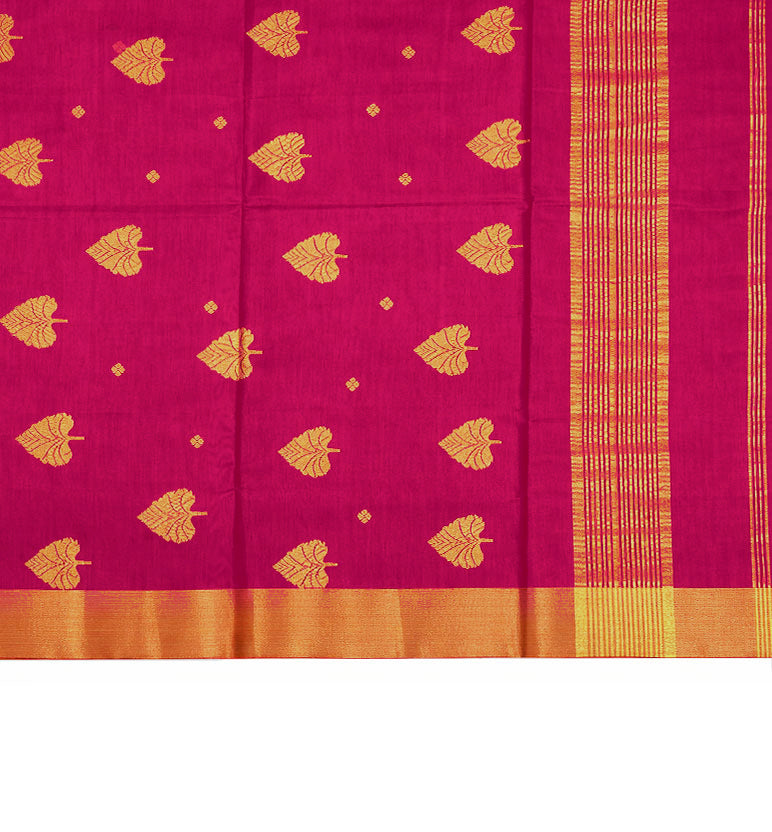 Handloom Chanderi Silk Cotton Saree