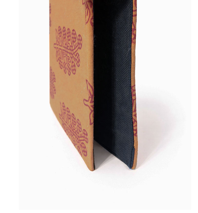 Handcrafted fabric file folder - Hand Block printed