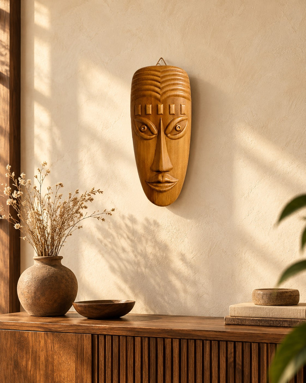 Styled photograph of the handcrafted home décor piece