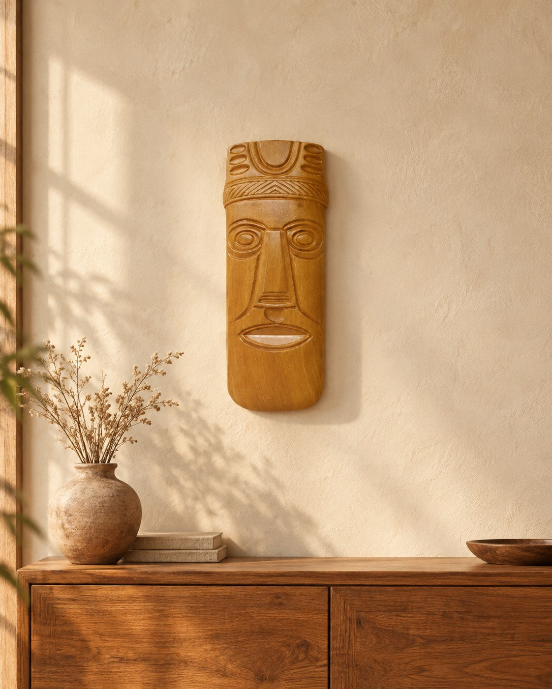 Styled photograph of the handcrafted home décor piece
