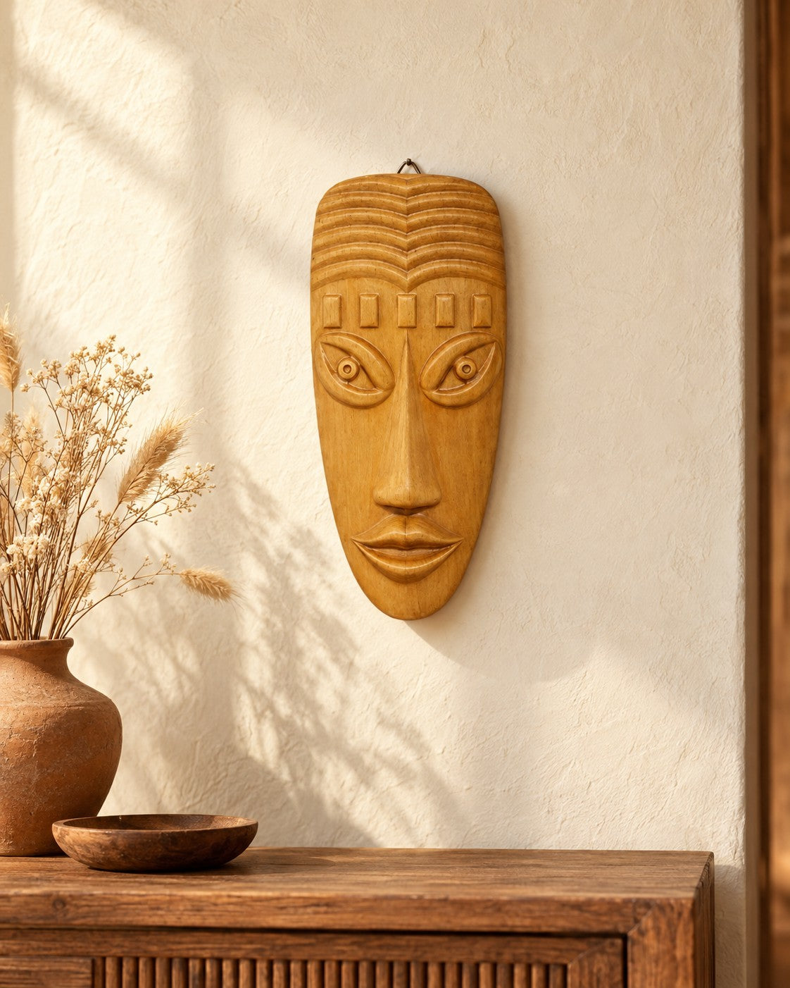 Styled photograph of the handcrafted home décor piece