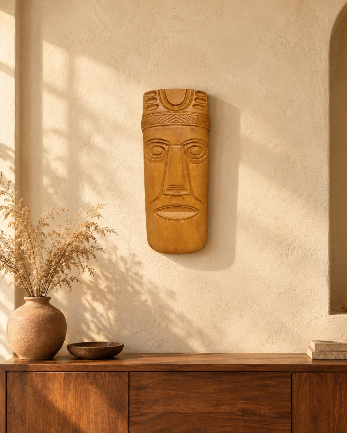 Styled photograph of the handcrafted home décor piece