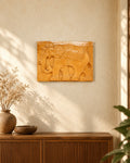 Styled photograph of the handcrafted home décor piece