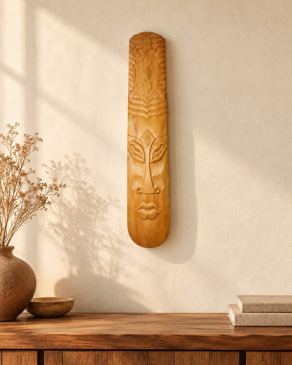 Styled photograph of the handcrafted home décor piece