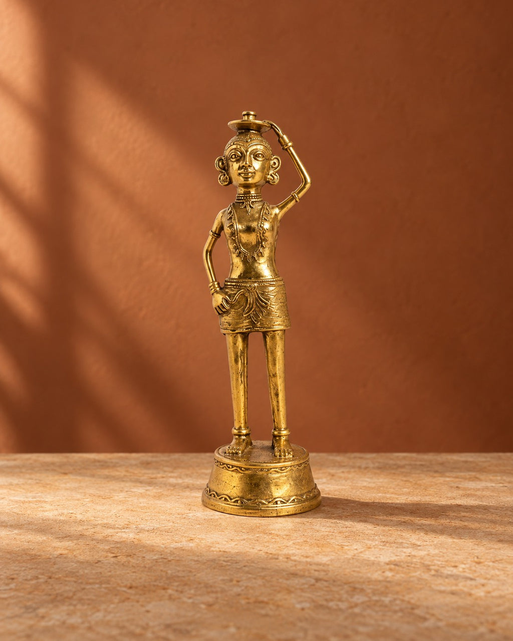 Styled photograph of the handcrafted home décor piece