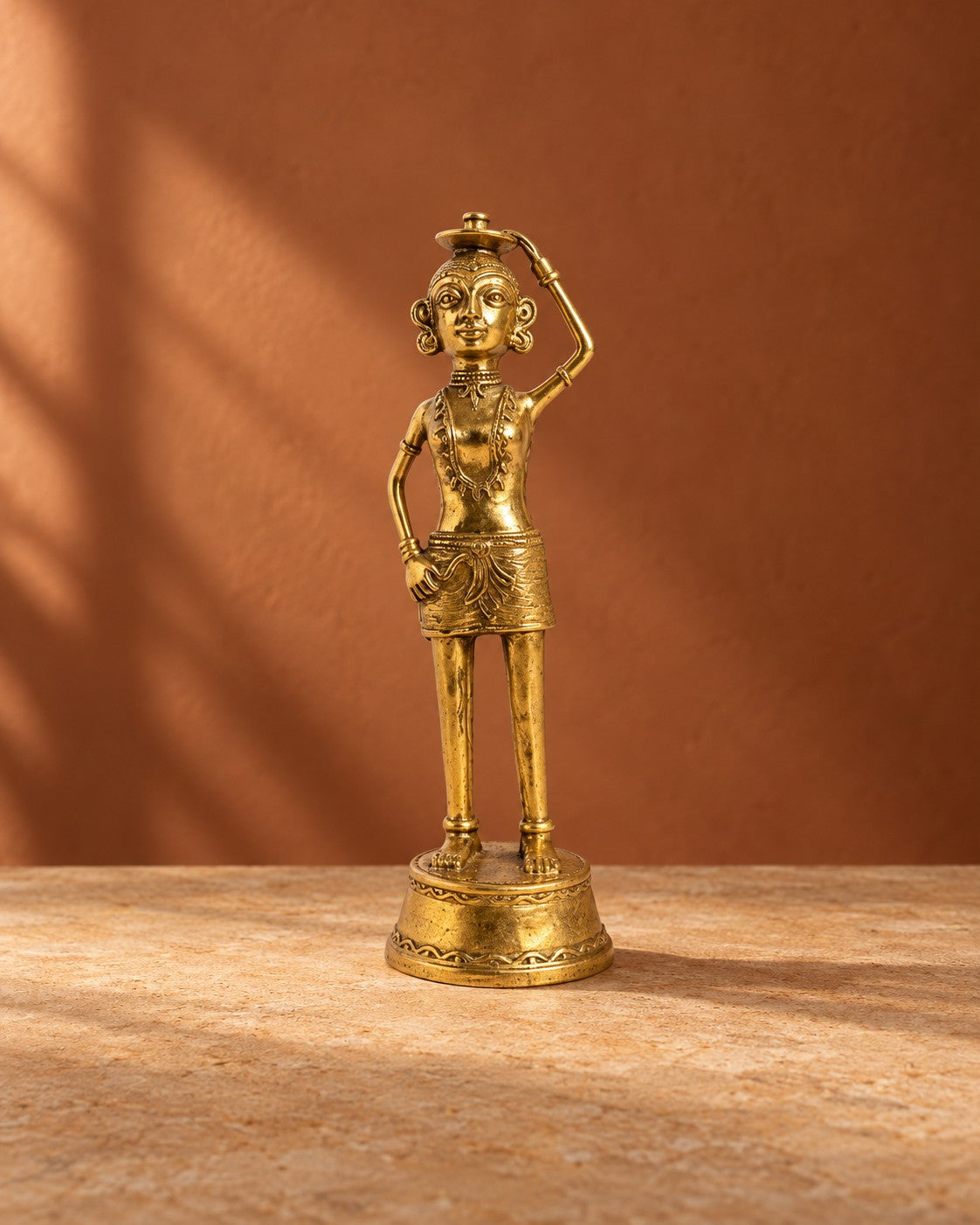 Styled photograph of the handcrafted home décor piece