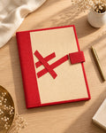 Styled photograph of the handmade file folder