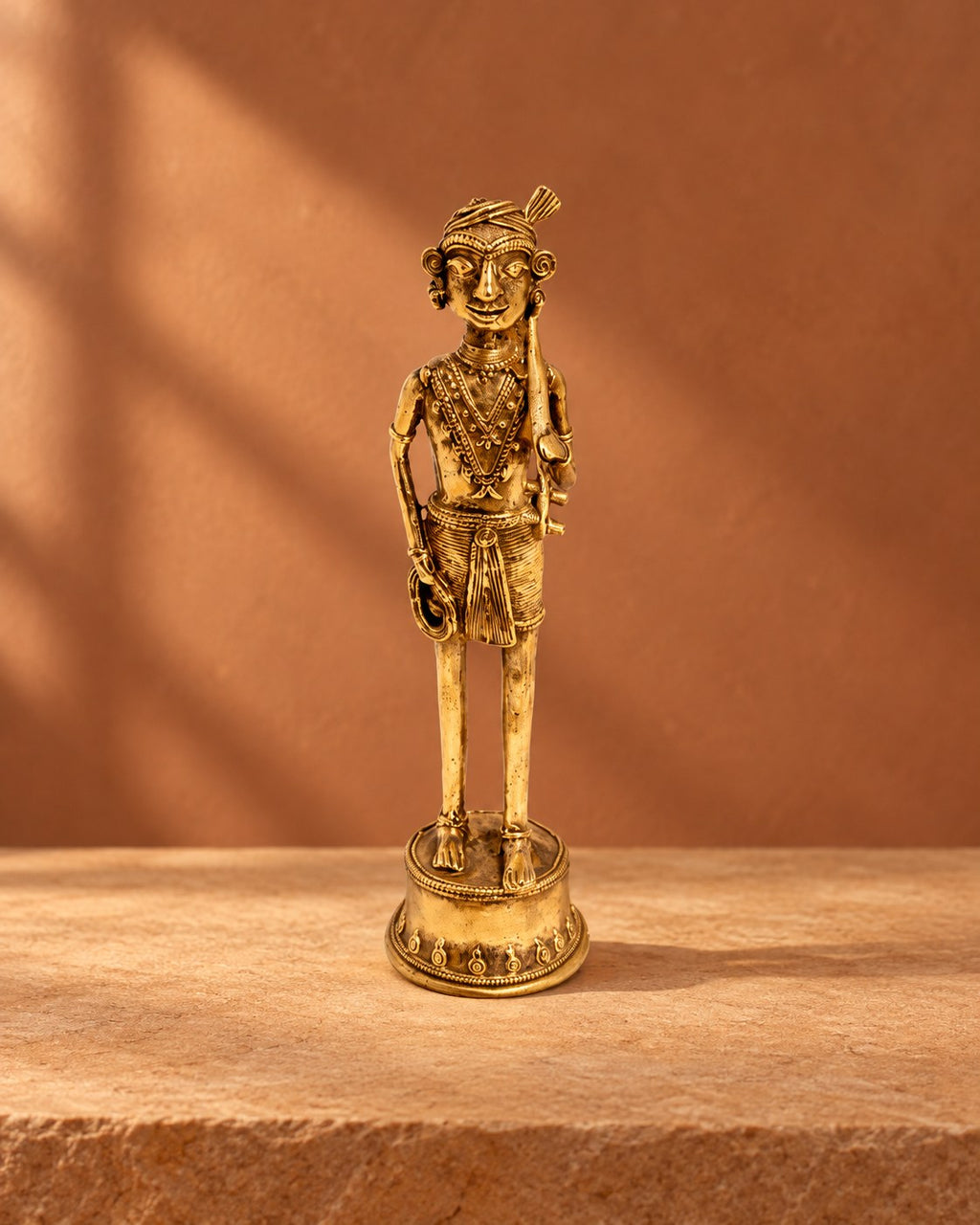 Styled photograph of the handcrafted décor piece