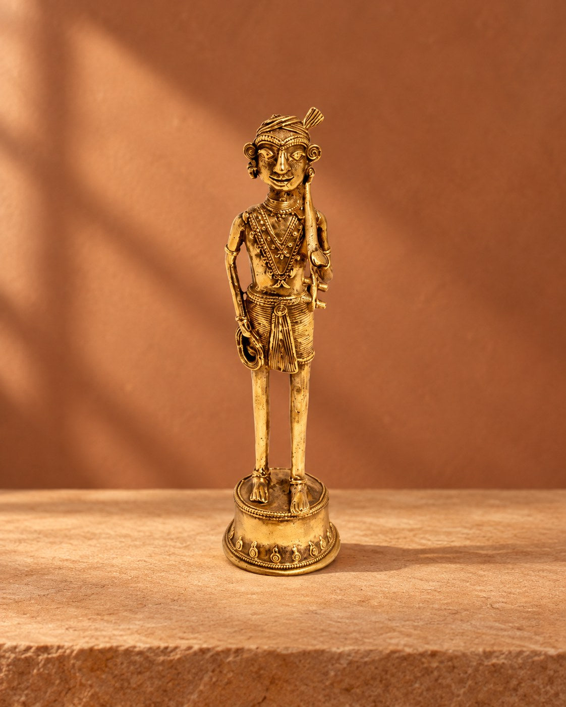 Styled photograph of the handcrafted décor piece