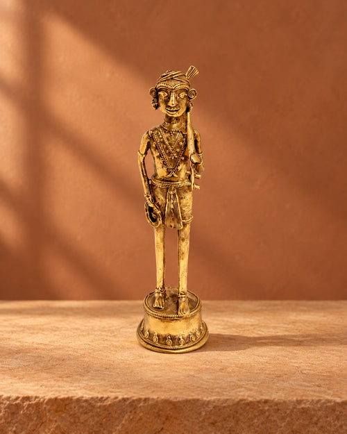 Styled photograph of the handcrafted décor piece