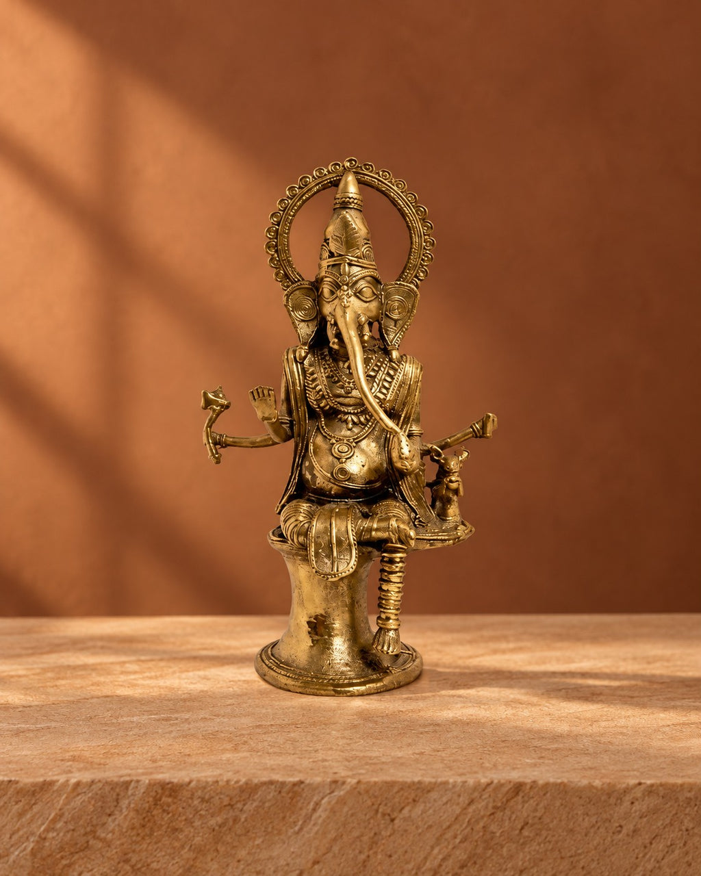 Styled photograph of the handcrafted home décor piece