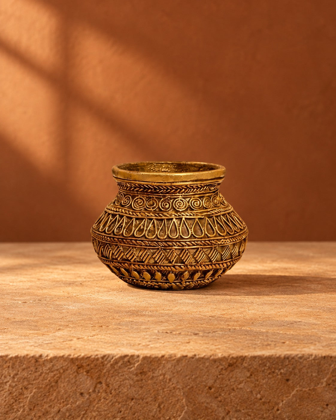 Styled photograph of the handcrafted home décor piece
