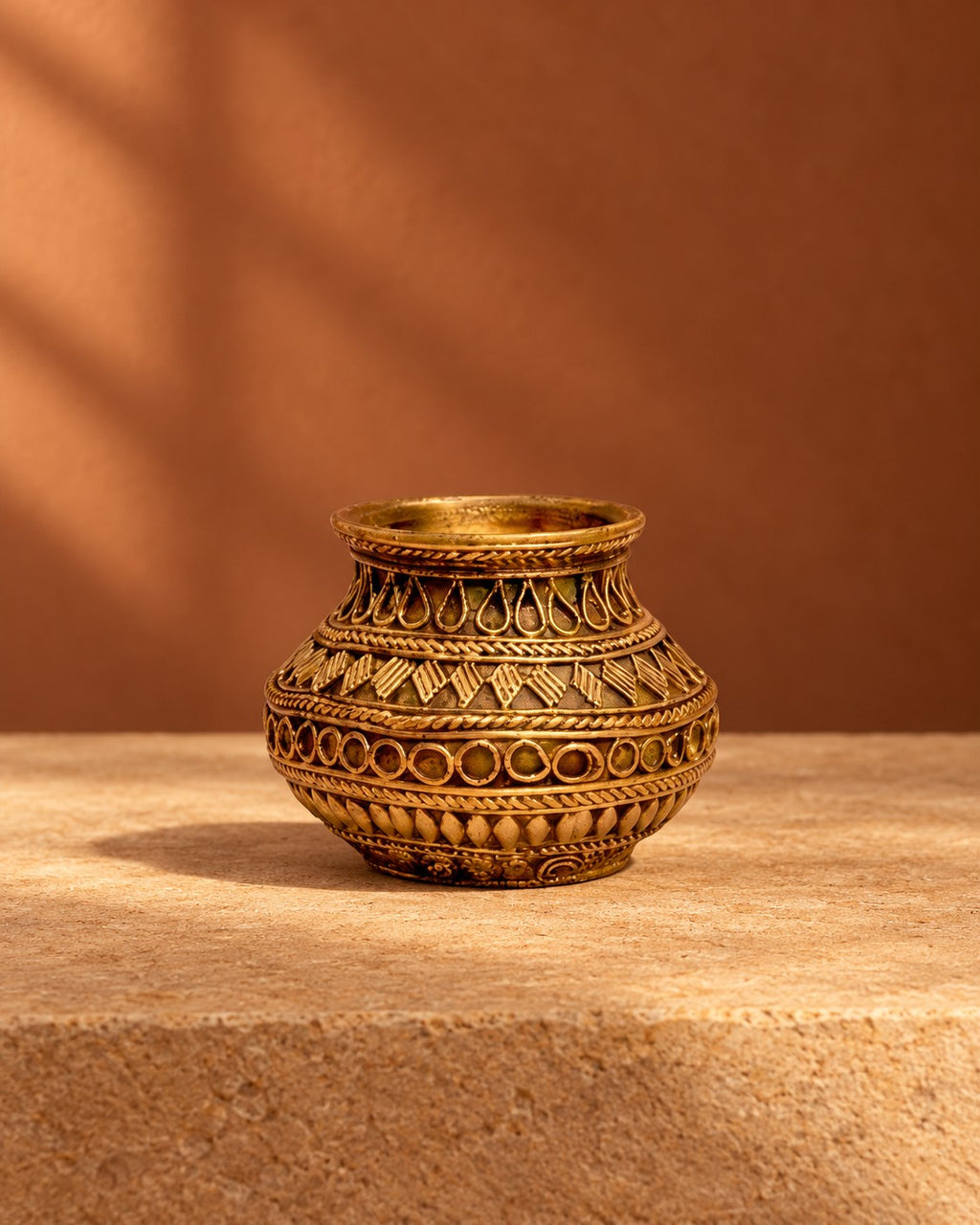 Styled photograph of the handcrafted home décor piece