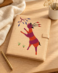 Styled photograph of the handmade file folder