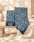 Styled photograph of the unstitched dress material set