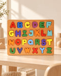 Styled photograph of the handcrafted wooden toy