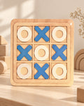 Styled photograph of the handcrafted wooden toy