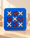 Styled photograph of the handcrafted wooden toy